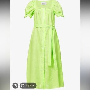 SLEEPER 100% linen Bridgette dress